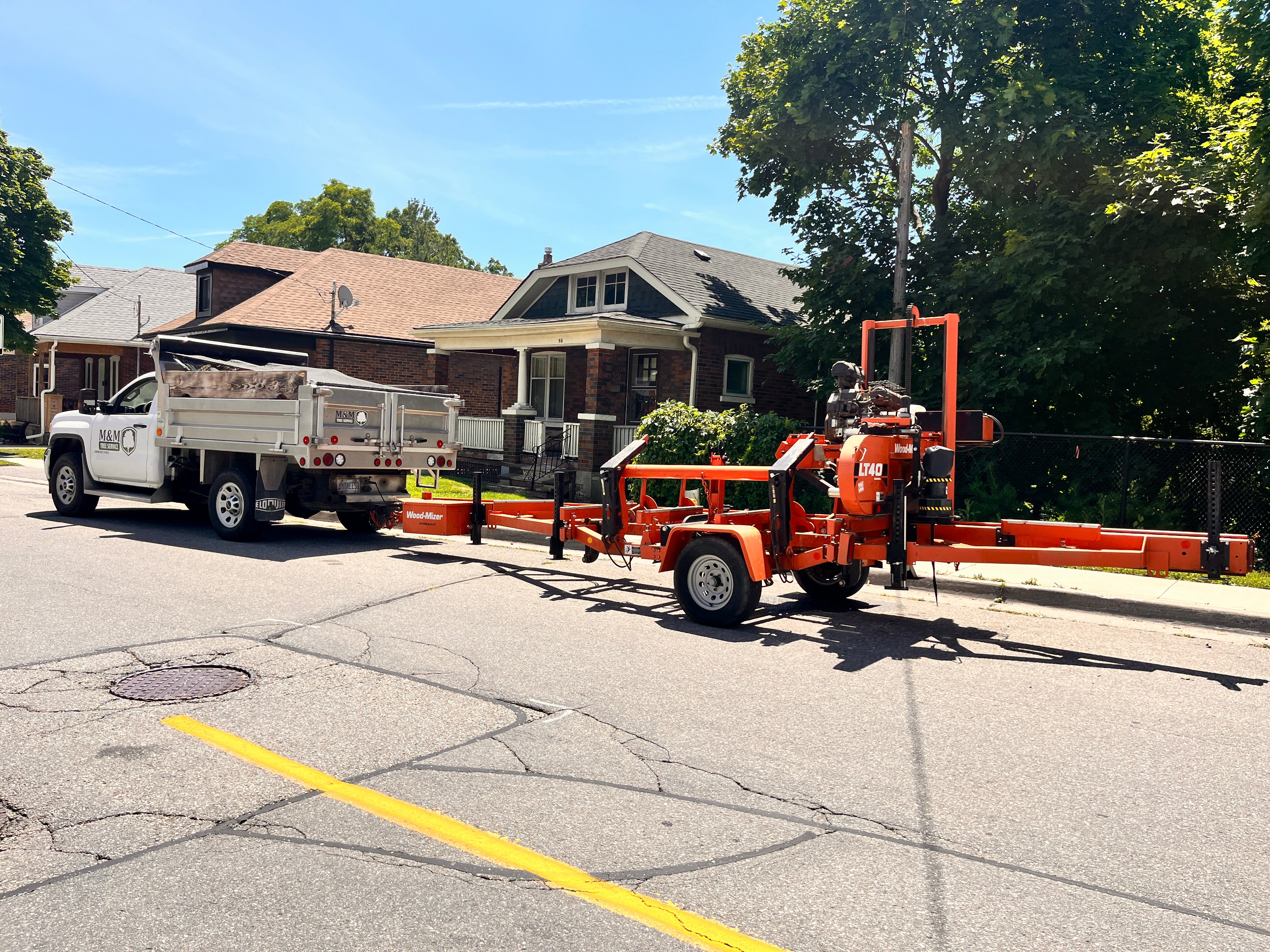 Portable Wood Milling Service – M & M Tree Service