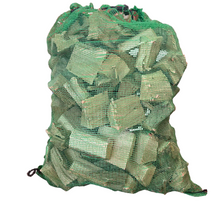 Load image into Gallery viewer, mesh green bag with oak chunks